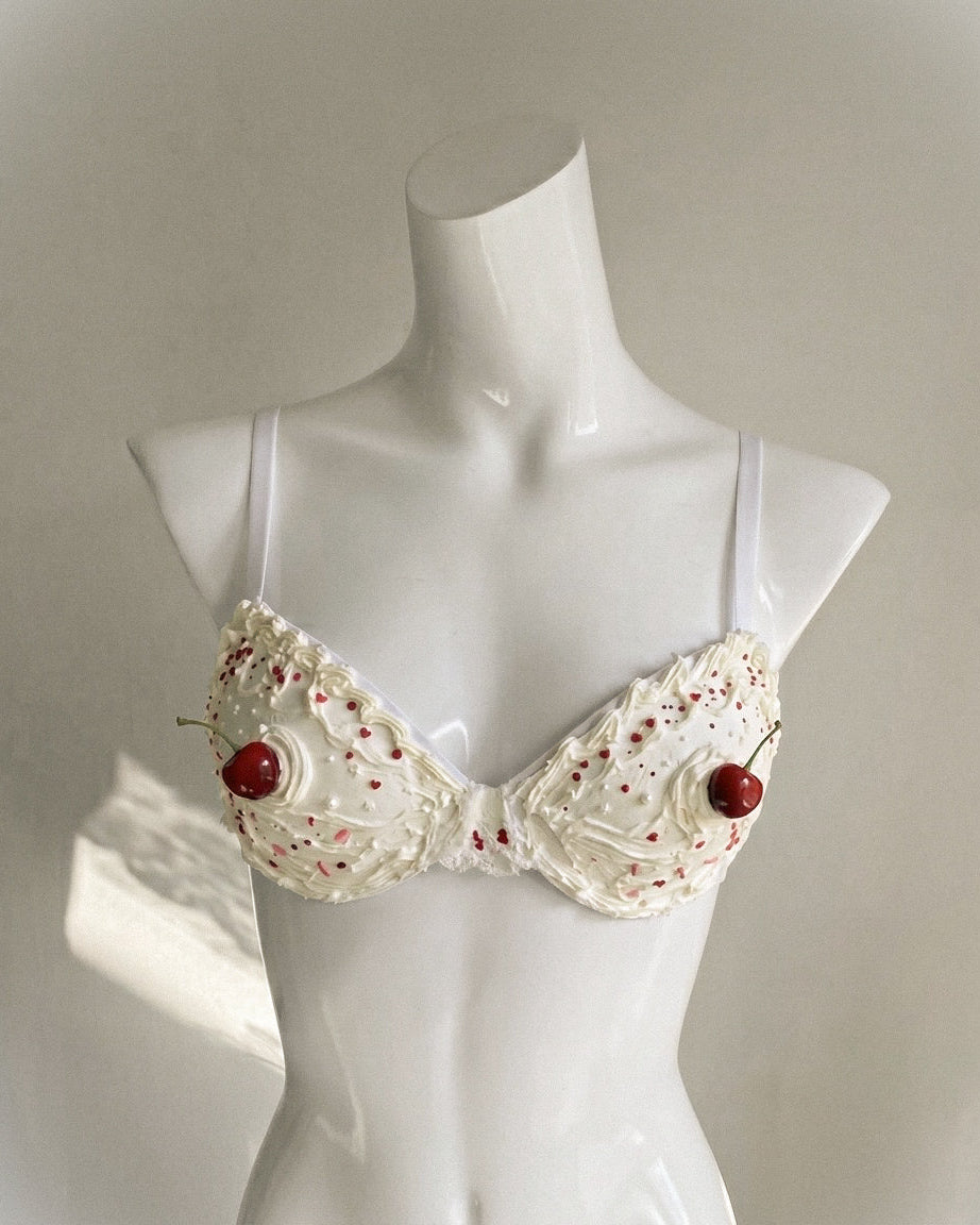 The Cherry Cake Bra | Custom Wearable Art