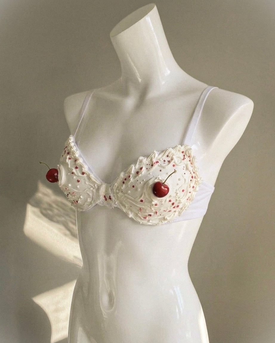 The Cherry Cake Bra | Custom Wearable Art
