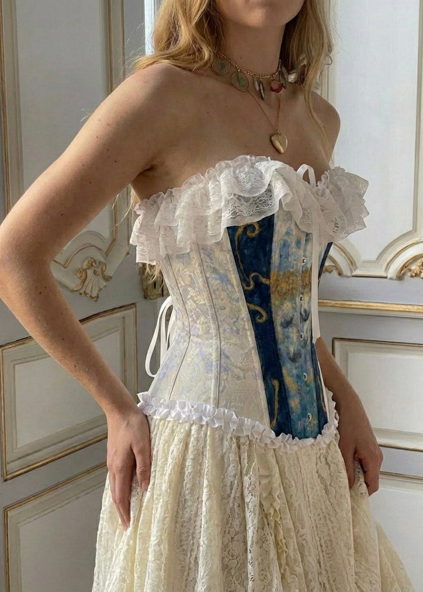 The Venice Corset | Hand-Painted Royalcore & Renaissance Bustier
